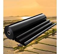 Revestimiento Flexible e Impermeable de HDPE de 6x8 m para estanques de jardín, estanques de Peces y Fuentes de Agua. Duradero. 7x9 m. Negro. Telo Laghetto Agua estancada y fu