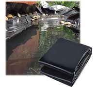 Revestimiento flexible para estanques de peces negros de 0,2 mm de grosor, 2 x 4 m y 3 x 8 m, para estanques pequeños, fuentes, arroyos, ideal para peces y jardines acuáticos