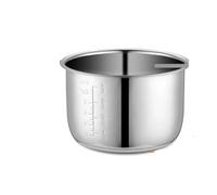 Revestimiento for olla a presión eléctrica, recipientes interiores, recipiente multicocina, tanque de acero inoxidable for cocinar sopa y gachas. Para la cocina y el comedor(Silvery1)