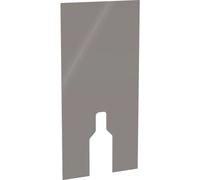Revestimiento frontal Geberit para módulo sanitario Geberit Monolith para inodoro de pie, 101cm, 242.382.SQ.1, Color: La umbra de vidrio