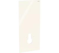 Revestimiento frontal Geberit para módulo sanitario Geberit Monolith para inodoro suspendido, 114 cm, ancho de montaje del inodoro 18 cm, 242662JL1, Color: Vidrio gris arena - CM