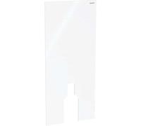 Revestimiento frontal para módulo sanitario Geberit Monolith para inodoro de pie, 114cm, 242667SI1, Color: Vidrio Blanco - CM