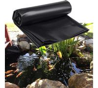 Revestimiento Grande para estanques de Peces: Membrana de HDPE Duradera e Impermeable para jardín, paisajismo, Piscina y Fuentes. Revestimiento Preformado Plegable para estanques (2x4 m, 3x5