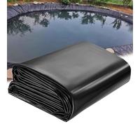 Revestimiento impermeable para estanques, cubierta de polietileno resistente para estanques de jardín, 1 x 6 m, 3 x 7 m, 4 x 4 m, 5 x 8 m, 6 x 10 m (4 x 8 m), protección fiable para estanques