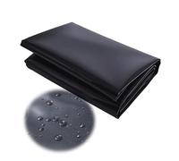 Revestimiento impermeable para estanques de peces y agua al aire libre. Características disponibles en tamaños de 1 x 1 m a 12 x 20 m, color negro duradero, 7,5 x 12 m, opción fácil de instalar.