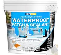 Revestimiento Impermeable Transparente, Hupeyna Sellador Invisible Impermeable Interiores y Exteriores Reparador de Fugas, Líquido Impermeabilizante Transparente Pintura al Agua 5KG