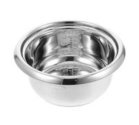 Revestimiento Interior de Repuesto para Olla Arrocera de Acero Inoxidable | Plata, Compatible Olla Arrocera Eléctrica, 1 Pieza, para Cocinar Arroz y Vaporizar Verduras