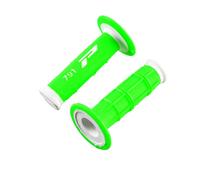 Revestimiento/mango progrip 791 verde flúor/blanco (par) doble densidad 115mm