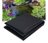 Revestimiento negro para estanque 5 (3.3 x 10 pies, 6.5 x 23 pies, 10 x 26.6 pies, 13 x 32.8 pies, base segura para peces, fácil de cortar, para cascadas y estanques al aire libre)