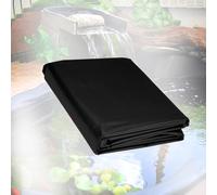 Revestimiento negro para estanque de 3 x 5 m, 4 x 8 m, 5 x 10 m, 6 x 12 m, HDPE de 0,12 mm, membrana flexible e impermeable, ideal para actividades acuáticas al aire libre