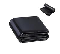 Revestimiento negro para estanque de 7 x 7,5 m, base resistente a pinchazos, diseño plegable para jardín de larga duración, perfecto para piscinas y lacaping
