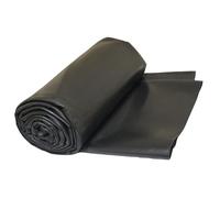 Revestimiento Negro para estanques de 5 m x 12 m, Plegable, para estanques de koi y Peces, Membrana de Revestimiento de 0,12 mm de Espesor, Resistente a pinchazos y desgarros.
