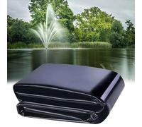 Revestimiento Negro Resistente para estanques, HDPE de 5 milésimas de Pulgada, 7x10m, 8x12m, 10x15m. Ideal para estanques Exteriores, Arroyos, Fuentes de jardín y cascadas (opción de 1x6m di