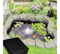 Revestimiento para estanques al aire libre, material flexible, fácil de cortar y resistente a los rayos UV, forro para estanques para peces, patos, camas elevadas de jardín y estanques de paisaje