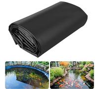 Revestimiento para estanques de 11 x 15 m, Material LLDEP Flexible y Duradero, fácil de Cortar y Resistente a los Rayos UV, para Peces o Carpas koi, con características de Base para cascadas