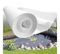 Revestimiento para estanques de jardín, 1 x 48 m, seguro para peces, no tóxico, duradero, fácil de instalar, para estanques de jardín, embalses y arroyos, construcción de dos telas para una mayor