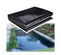 Revestimiento para estanques, Revestimiento de HDPE de 8 milésimas de Pulgada de Espesor, de 1 a 18 m de Largo, fácil de Cortar para cascadas, Fuentes, estanques de koi, acuicultura, Jardine