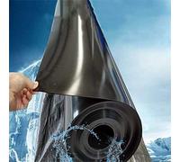 Revestimiento para estanques, Revestimiento Impermeable Negro para estanques - Lona de 0,2 mm/0,3 mm de Grosor para estanques de Peces, cascadas, Arroyos, Fuentes y Jardines acuáticos - Reve