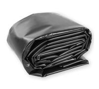 Revestimiento para estanques, revestimientos Resistentes para estanques de 2x7m a 10x12m - Revestimientos de HDPE Negro de 5 milésimas de Pulgada para estanques de Peces koi, Base Reforzada