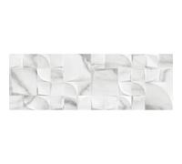Revestimiento pasta blanca leah relieve blanco 30x90 cm cooke & lewis