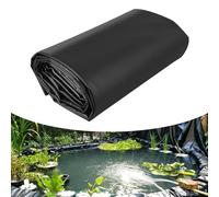 Revestimiento preformado para estanque, 5 x 6 m, membrana negra impermeable para koi y peces, ideal para fuentes de jardín y estanques de paisajismo