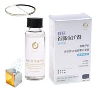 Revestimiento protector de joyería para capa de protección nano invisible, revestimiento de joyería transparente antioxidante agente protector para evitar y proteger las joyas de metal del deslustre y