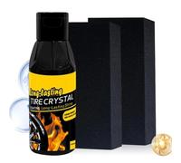Revestimiento protector para neumáticos | con esponja protectora regeneradora de alto brillo | Kit de restauración del revestimiento de las llantas | Para coches, motos, caravanas y vehículos de motor