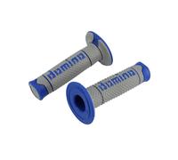 Revestimiento / puño Domino A260 cross / enduro gris/azul (par) 120mm