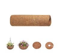 Revestimientos de fibra de coco | Alfombra de fibra de coco natural | Forro resistente para decoración de macetas de jardín | Relleno de repuesto para canasta, ecológico, transpirable