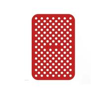 Revestimientos De Silicona Antiadherentes For Horno Y Cocina, Reutilizables | Compatible con alfombrilla for freidora de aire Ninja,DZ201 Foodi(Red)