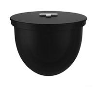 Revestimientos de silicona para batidora Kitchen Aid KSM150 y cabezal inclinable, 5 cuartos de galón con tapa para ayudar a reducir el desperdicio de alimentos y simplificar la limpieza (negro)