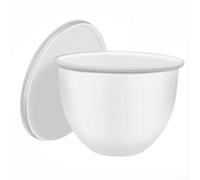 Revestimientos de silicona para batidoras de soporte de cabeza inclinada, reducen el cruce entre recetas, apto para lavavajillas, microondas, fácil de manejar y almacenar (blanco)
