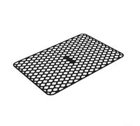 Revestimientos de silicona para estantes de refrigerador para resistencia a derrames, tapetes funcionales para refrigeradores, armarios y cajones para uso interior (negro)