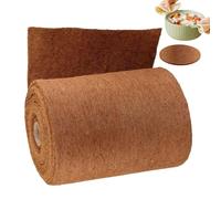 Revestimientos para macetas de coco - Revestimientos de fibra natural para cestas colgantes | Material transpirable, ajuste flexible para jardín, balcón, patio, contenedores de plantas de 19,69 x 196