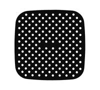 Revestimientos reutilizables de silicona para freidora de aire, tapetes para cesta de freidora de aire de silicona antiadherente de 8,5 pulgadas, tapetes redondos deslizantes para (8,5 pulgadas)