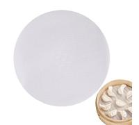 Revestimientos Vaporera Silicona - Tapete Malla Antiadherente | Tela Alimenticio Reutilizable para Empanadillas | Disco Lavable Resistente Calor para Cesta Bambú, Bollos Pastelería Dim