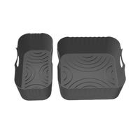 Revêtement Silicone Pour Friteuse Sans Huile, Panier Silicone Résistant À La Chaleur, 2 Pièces Plateau Amovible Réutilisable Antiadhésif, Accessoire Sécuritaire Pour Cuisson Viande Légume Snack Four
