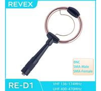 REVEX RE-D1 banda Dual 144-430MHz UHF VHF SMA-macho hembra BNC Radio bidireccional Walkie Talkie antena portátil para Wouxun Kenwood TYT BNC