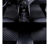 REVIR Alfombrillas para Coche Cuero para Mercedes Benz AMG Clase c C Class C200 C220 C300 C43 C63, Coche Antideslizantes Impermeable Moqueta De Protección Piso Alfombra Accesorios,A/All-Black