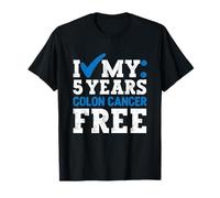Revisé mi Colon Cinco años Sobreviviente Cáncer de Colon Libre Camiseta