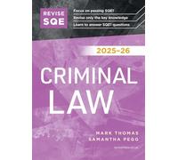 Revise SQE Criminal Law 2025-26: SQE1 Revision Guide
