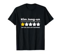 Revisión divertida de una estrella Kim Jong-un Funny Camiseta