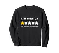Revisión divertida de una estrella Kim Jong-un Funny Sudadera