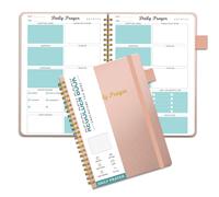 Revista de oracin para mujeres Daily Bible Journal devocional Revista verse Inspirational Writing Spiral Notebook For Christian Gifts dura 6 meses (