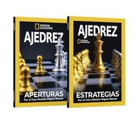 Revista Pack Especial Ajedrez I de National Geographic. Contiene 2 revistas: Aperturas y Estrategias por el gran maestro Miguel Illescas