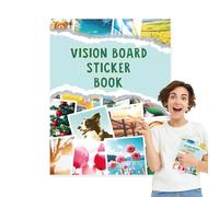 Revistas para tablero de visión, libro de arte con clip inspirador para motivación, calcomanías multiusos para adultos, hombres, adolescentes, estudiantes, profesores