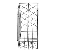 Revistero, Archivador de Pie con 2 Compartimentos, Revistero que Ahorra Espacio, Sujetalibros de Metal para Carpetas de Documentos 16 X 24 X 29 Cm (Aramoxs8nadb5h2q-12)