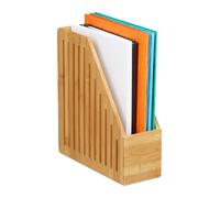 Revistero bambu organizador de revistas 0,9 kg 30 cm revistero moderno ligero