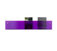 Revistero De Acrílico Para Pared, Soporte Flotante Para Libros, Ideal Para Sala De Estar, Oficina, Sala De Espera Y El Hogar. Soporte Para Folletos De 40, 60, 80, 100 Y 1-Purple-L 120cm/47.2in