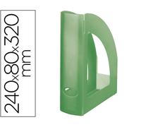 Revistero Plastico Verde Kiwi Translucido